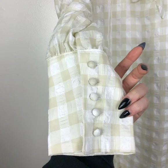 Walter Baker NWOT Gingham Baby Doll Dress - Picture 5 of 8